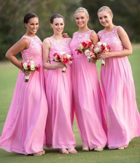 Long Chiffon Bridesmaid Dresses , Bridesmaid Dress,formal Dress,long Dress For Bridesmaid ,prom Dresses,evening Dress,special Occasion Dresses