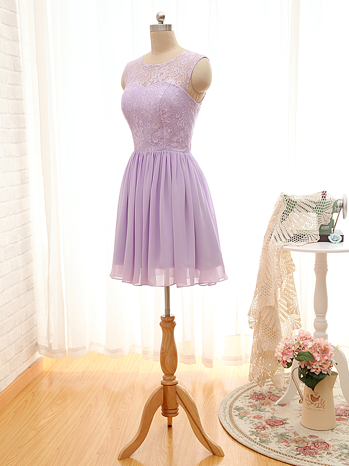 Sarahbridal Women's Short Chiffon Bridesmaid Dress - Cocktail Prom Homecoming Gown - View #12