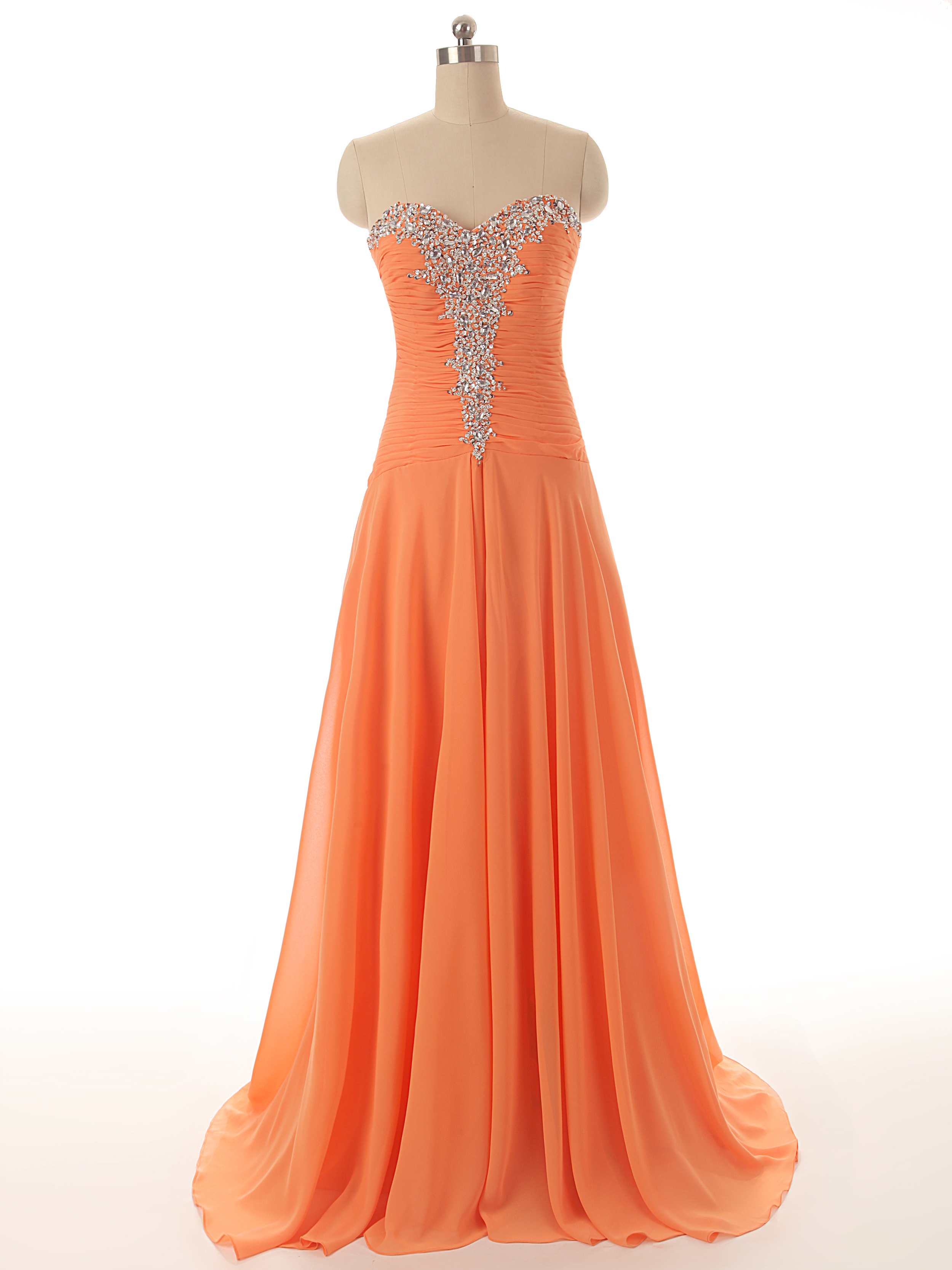 pretty orange dress